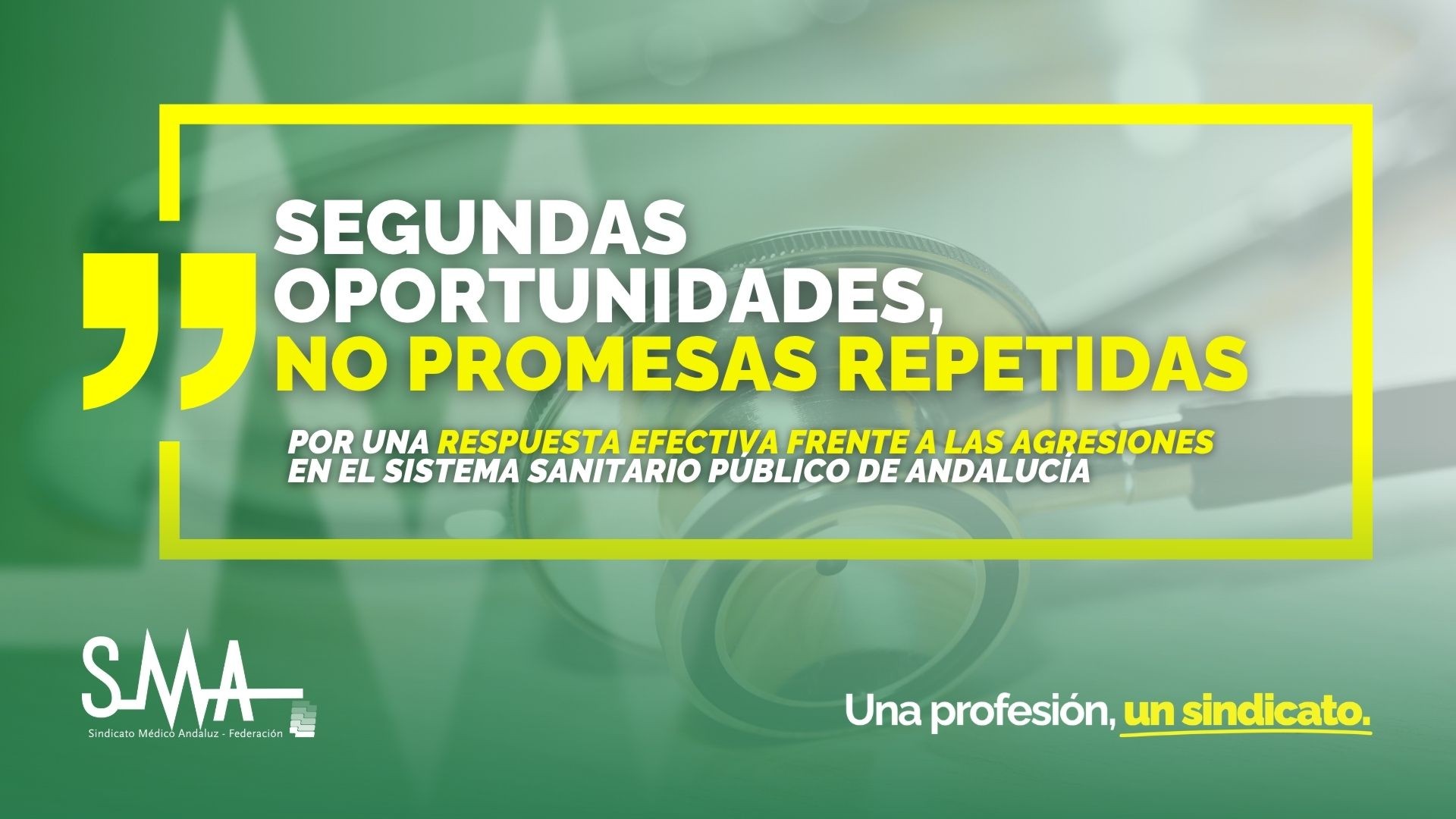 Segundas oportunidades, no promesas repetidas. Por una respuesta efectiva frente a las agresiones en el Sistema Sanitario Público de Andalucía