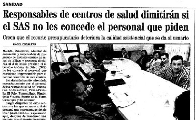 Noticia de mayo de 1993 publicada en SUR SUR2