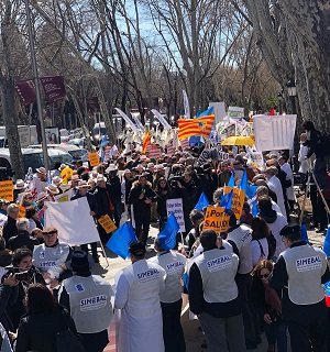 Los médicos de Málaga también estuvimos ayer en Madrid luchando por vuestros derechos perdidos IMP5